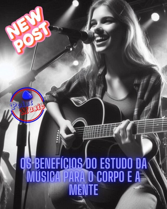 🎼Os benefícios do estudo da música para o corpo e a mente
✔Ouvir música é muito bom e não é só um divertimento. A música é capaz de acalmar, relaxar, aliviar dores e pode servir de estímulo para a prática de atividade física. Mas e o estudo da música?
✔ Traz ainda mais benefícios para a sua saúde! O aprendizado musical ajuda a pessoa a vencer medos e a assumir riscos e proporciona um incrível modo de expressão pessoal.
✔Pesquisas apontam que ao tocar um instrumento, diversas partes do cérebro são ativadas, o que permite o processamento de uma quantidade enorme de informações, numa velocidade maior do que a normal. A música desperta a precisão matemática e linguística.
🎯 Lei mais em nosso blog :
https://pointmusic.com.br/os-beneficios-do-estudo-da-mu... 
#aulas #bemestar #saude #piano
#guitarra #guitarrista #vemprapointmusic