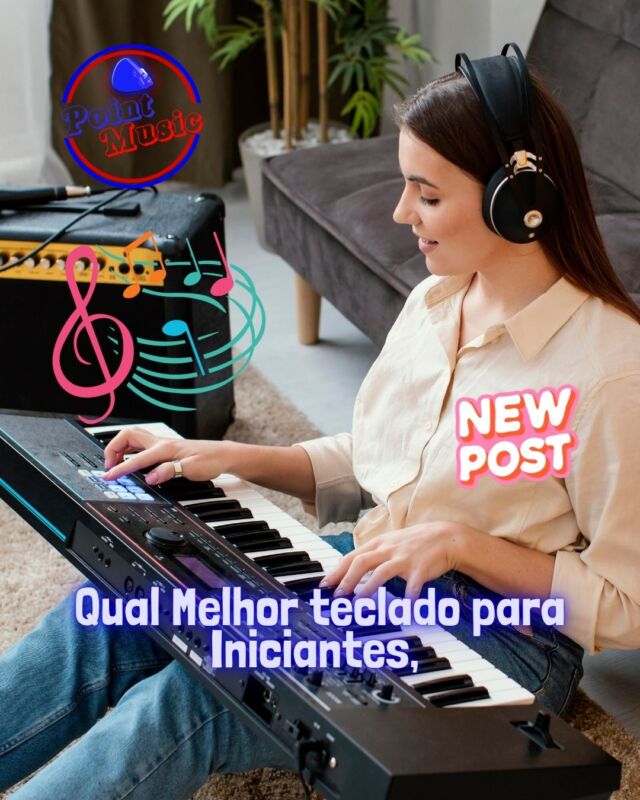 Qual Melhor teclado para Iniciantes, Você sabe qual o melhor teclado para iniciantes? Acredite ou não, mas existem tipos específicos desse instrumento para estar apenas começando a aprender a tocá-lo.
Esse tipo de instrumento é muito fascinante, pois são inúmeras as possibilidades de participação do tecladista em uma música.

Post completo link:
https://pointmusic.com.br/dicas-para-comprar-um-teclado/

#teclado #aulas #piano #vemprapointmusic