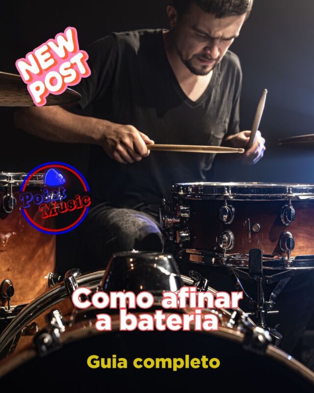 Como Afinar a bateria: Guia Completo: Guia completo passo a passo.
Como afinar a bateria: Aprender a afinar sua bateria é uma habilidade valiosa que irá melhorar o seu som e motivá-lo a tocar mais.

Com a afinação correta, até mesmo um kit de bateria iniciante pode soar profissional.

Aqui está um guia passo a passo para ajudá-lo a afinar sua bateria e obter o melhor som possível.

Leia mais em nosso Blog:
Link Na bio:

#bateria #drum #aulas #baterista