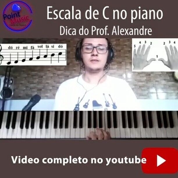 Aprenda as ESCALAS e Dó no piano / Teclado e evolua...

Tenha resultados incríveis tocando a escalas de Dó no Piano / teclado com os dedos corretos.
Isso irá melhorar sua técnica, agilidade, destravar os dedos e a coordenação motora. Tudo graças as escalas maiores. Faça esse desafio e confira os resultados!

Video completo no YouTube Link na bio

#keyboad #piano #teclado #aulas #musica #vemprapointmusic #escolademusica #recreiodosbandeirantes #barradatijuca #condominiopeninsula